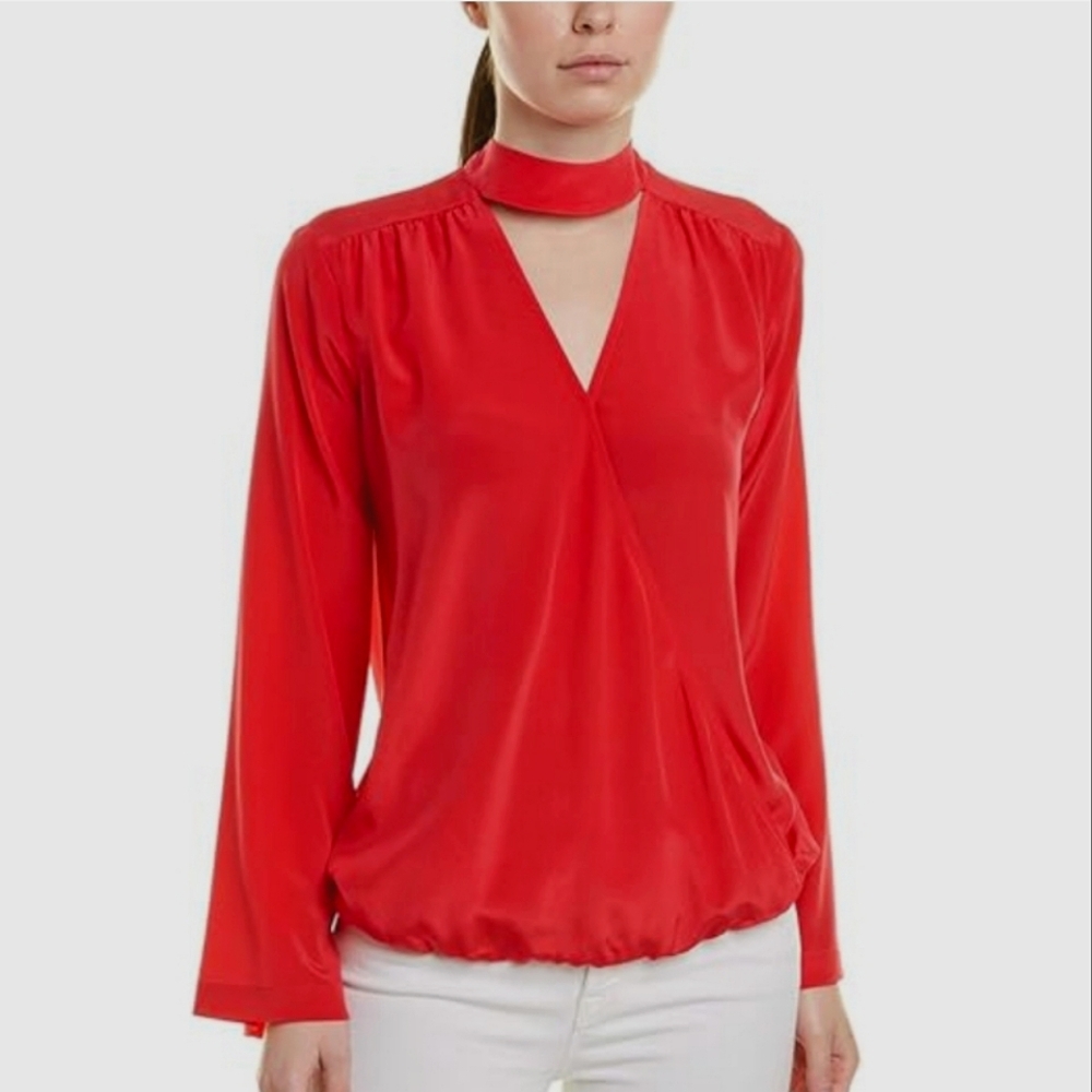 WAYF Elegant Red Women's Top